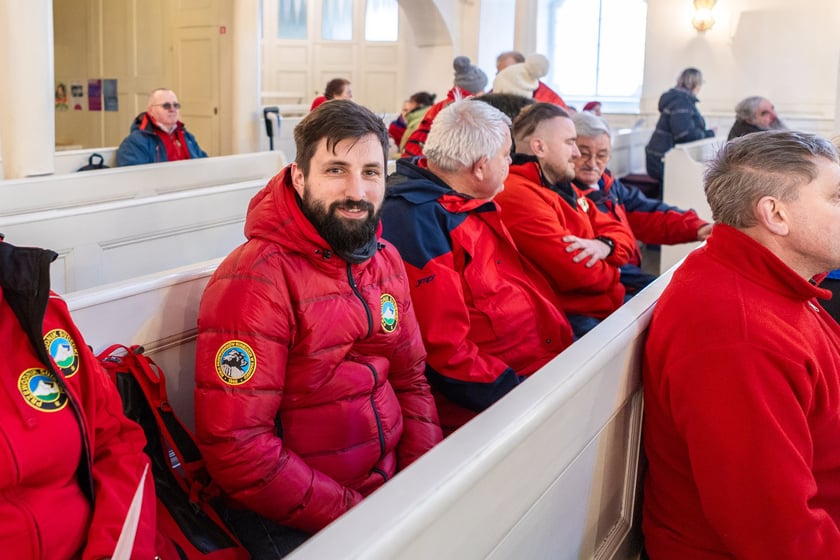 Noworoczne i opłatkowe spotkanie przewodników turystycznych w kościele Opatrzności Bożej