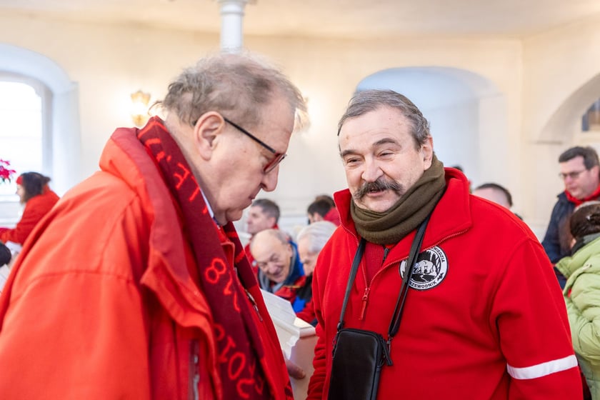 Noworoczne i opłatkowe spotkanie przewodników turystycznych w kościele Opatrzności Bożej