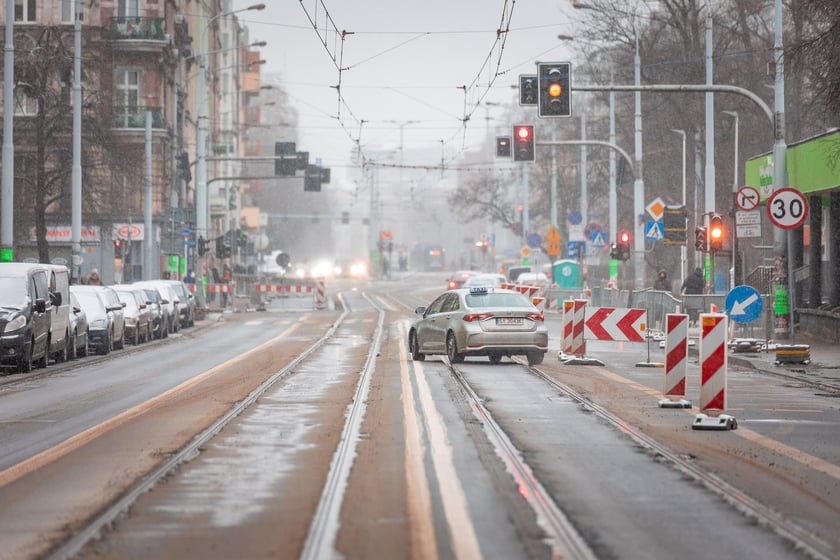 Śnieg we Wrocławiu, 11.01.2025
