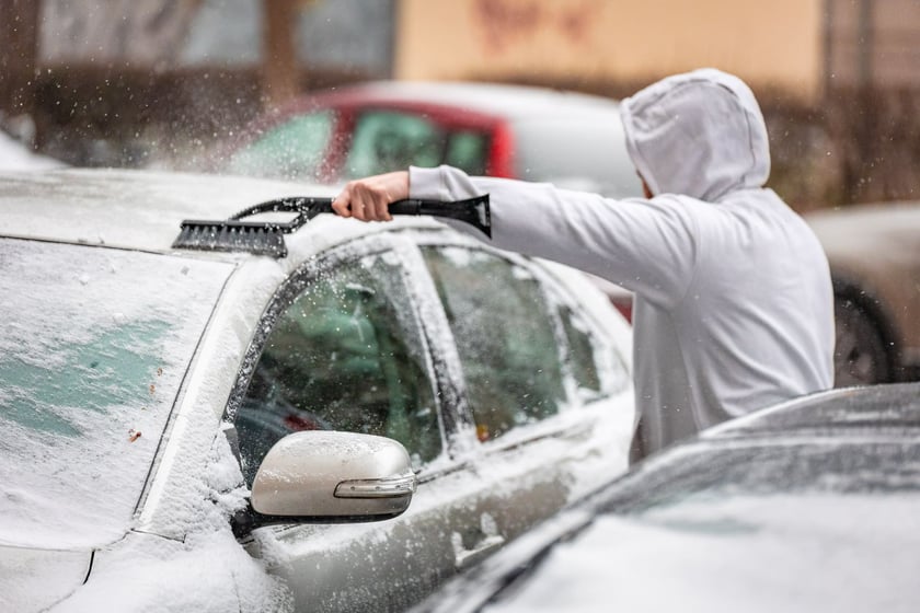 Śnieg we Wrocławiu, 11.01.2025