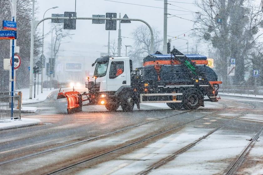 Śnieg we Wrocławiu, 11.01.2025