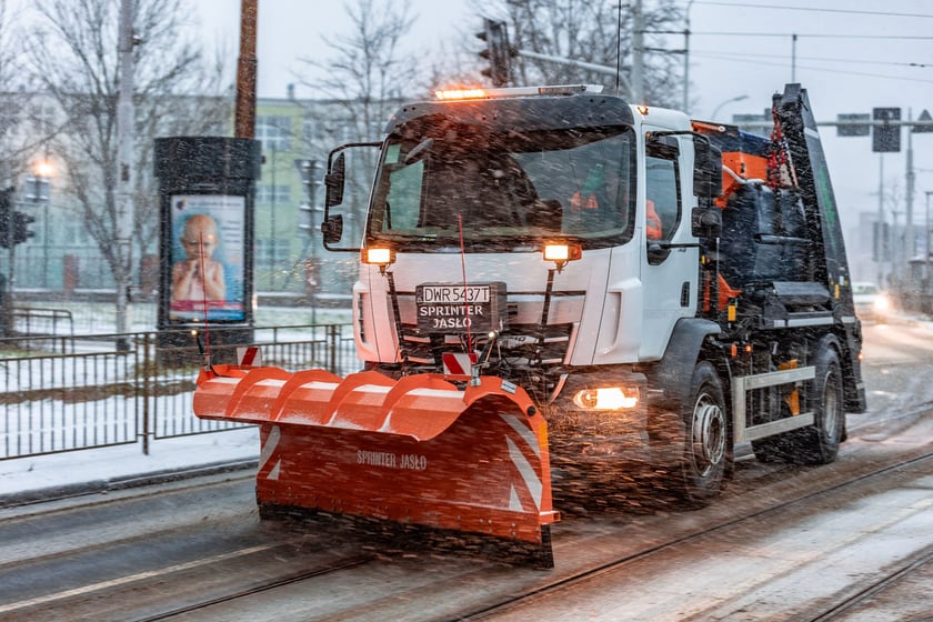 Śnieg we Wrocławiu, 11.01.2025