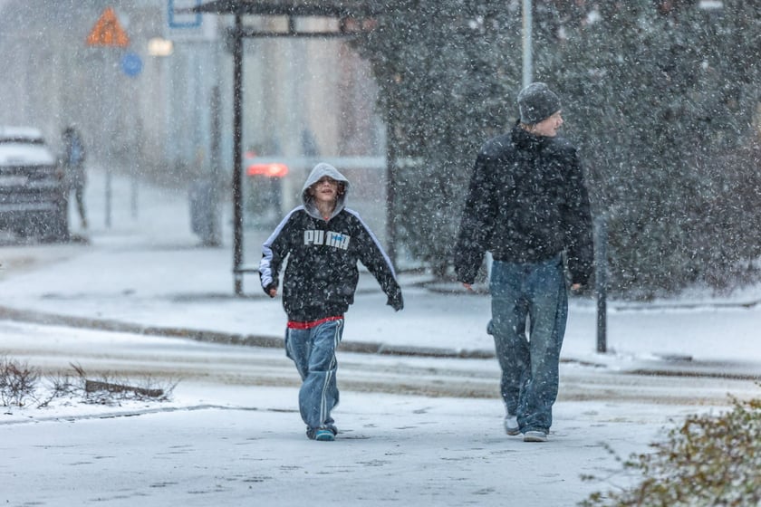 Śnieg we Wrocławiu, 11.01.2025