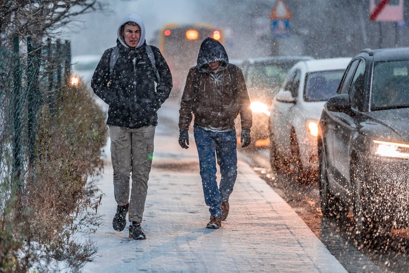 Śnieg we Wrocławiu, 11.01.2025