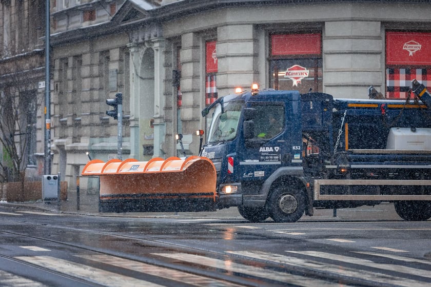 Śnieg we Wrocławiu, 11.01.2025