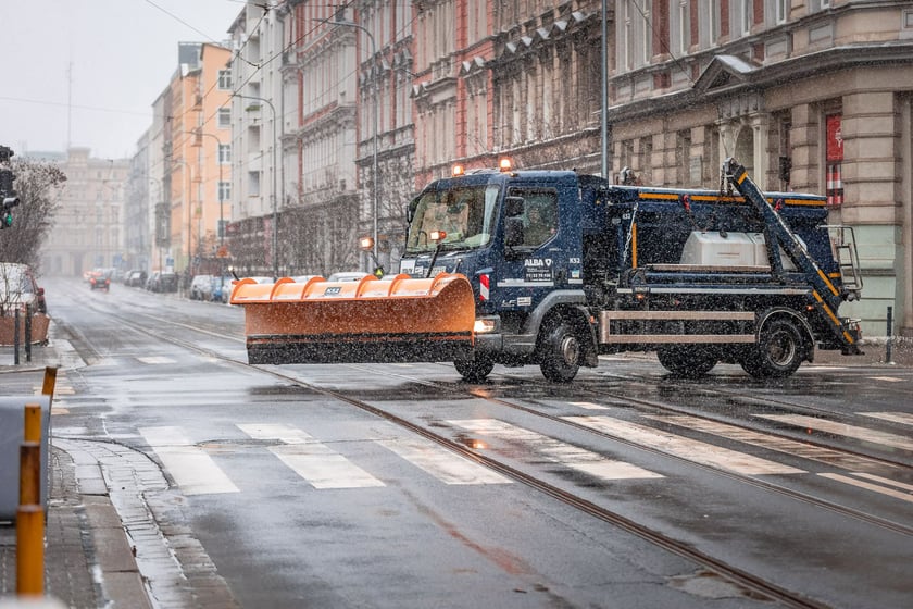 Śnieg we Wrocławiu, 11.01.2025