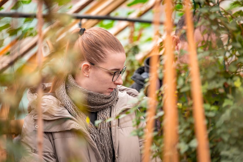Ogród botaniczny zimą jest piękny. Na zewnątrz śnieg, a w szklarniach przenosimy się do innej strefy klimatycznej