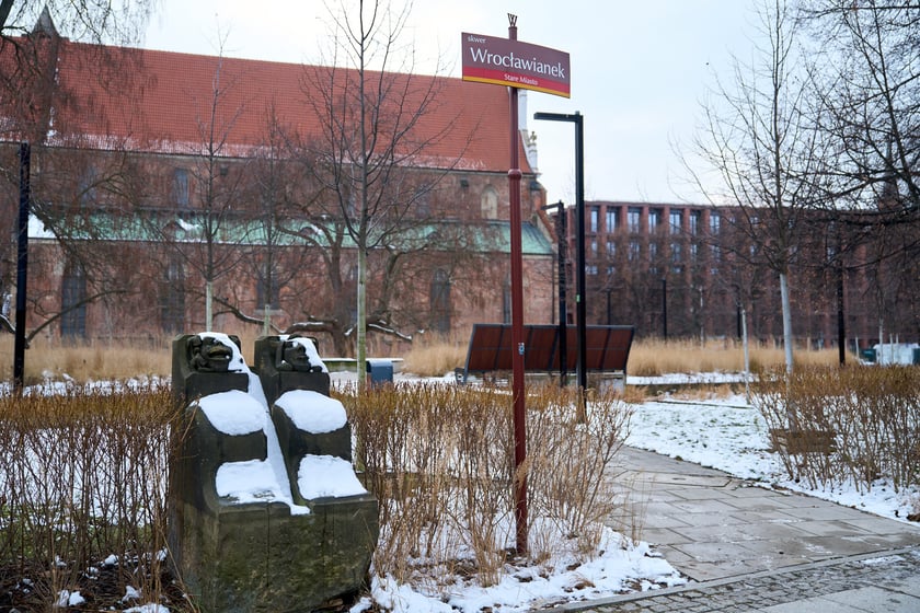Te kamienie nie są sztuką wsp&oacute;łczesną, a fragmentami dom&oacute;w mieszkalnych. Możemy znaleźc je na skwerze Wrocławianek