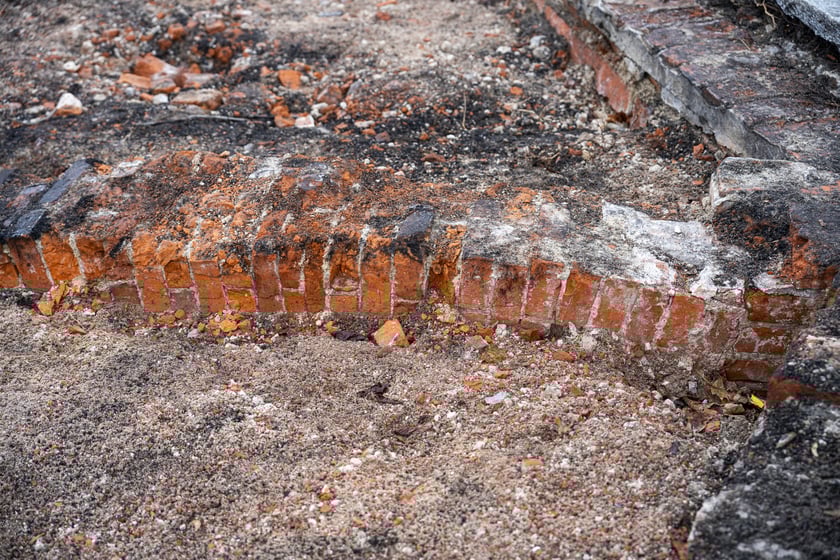 Bastion Sakwowy w remoncie, 23 stycznia 2025 roku (etap II)