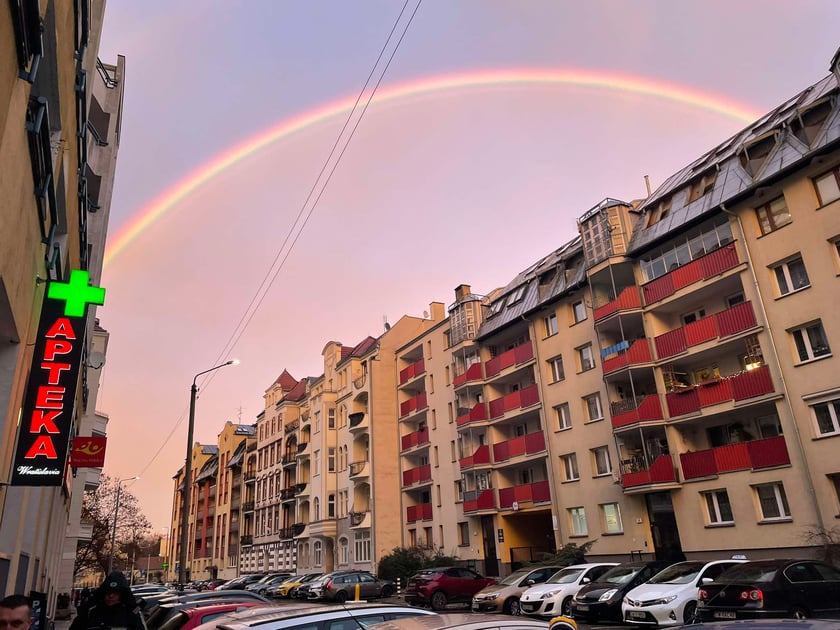 Tęcza nad Wrocławiem