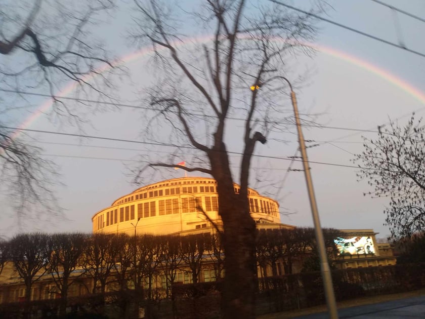 Tęcza nad Wrocławiem