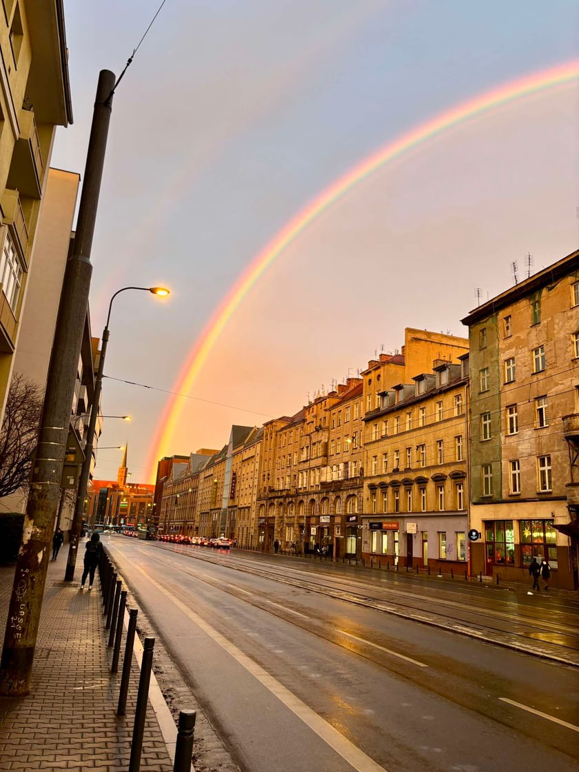 Tęcza nad Wrocławiem