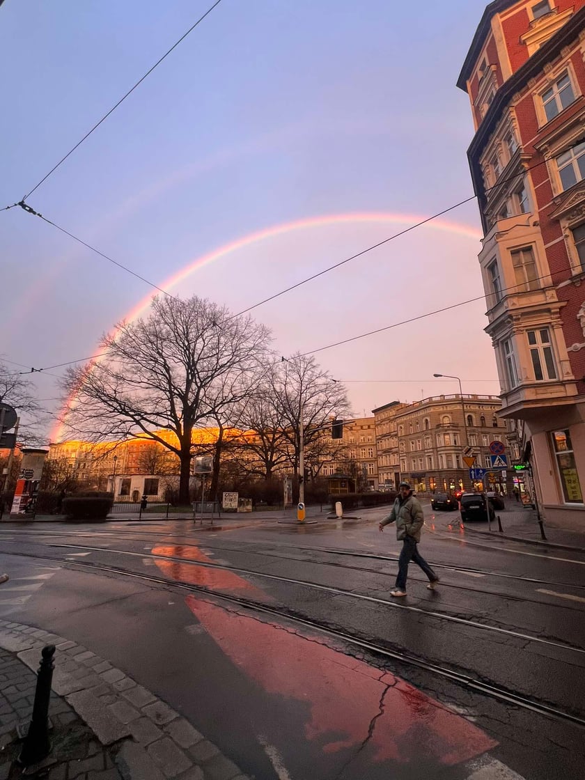 Tęcza nad Wrocławiem