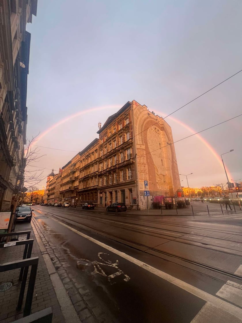 Tęcza nad Wrocławiem