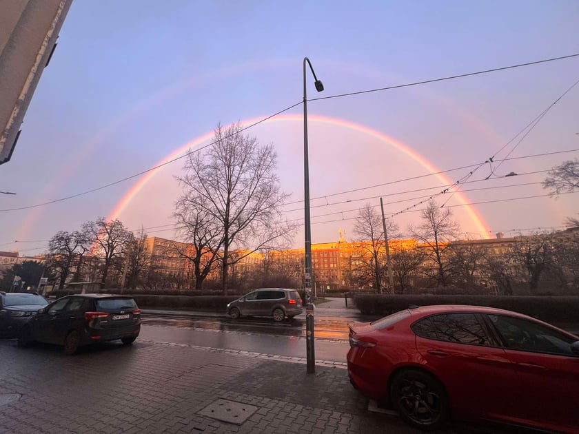 Tęcza nad Wrocławiem