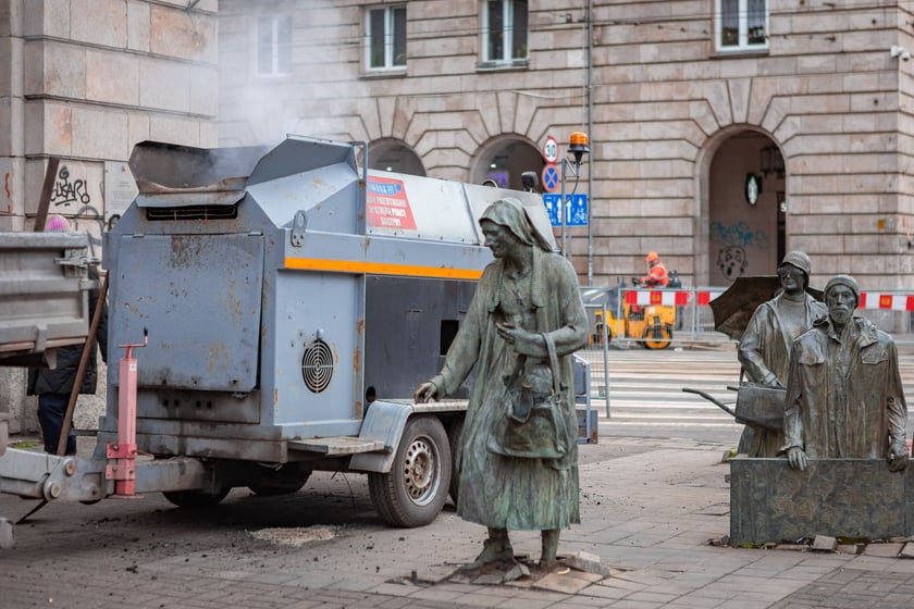 Prace MPWiK przy ul. Świdnickiej, Wrocław 01.02.2025