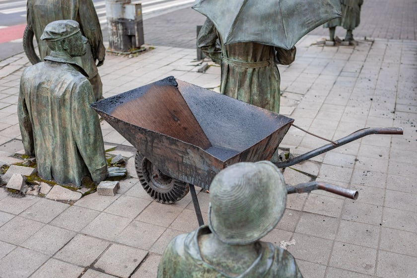 Prace MPWiK przy ul. Świdnickiej, Wrocław 01.02.2025