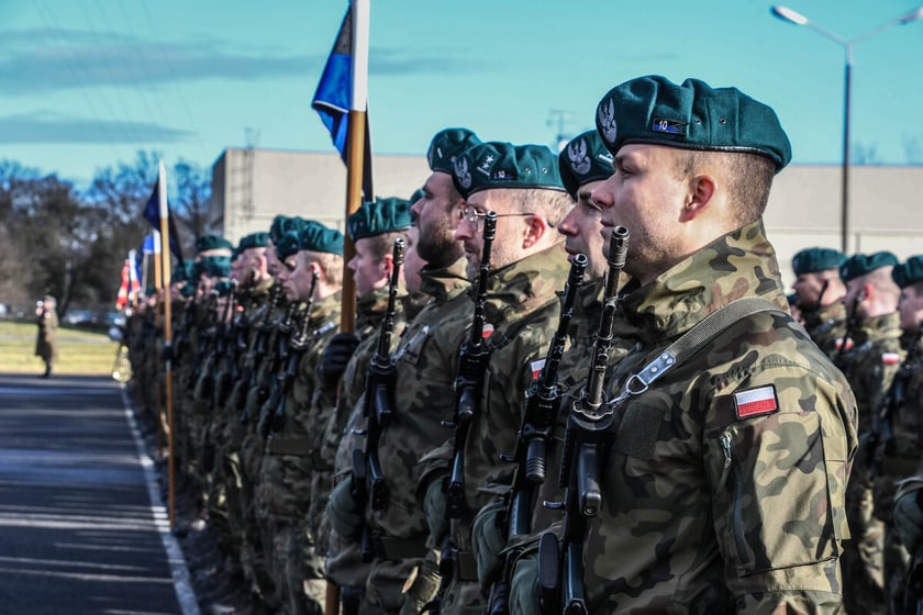 Uroczystość przekazania obowiązk&oacute;w dow&oacute;dcy 10 Wrocławskiej Brygady Łączności. Wrocław, 29.01.2025&nbsp;