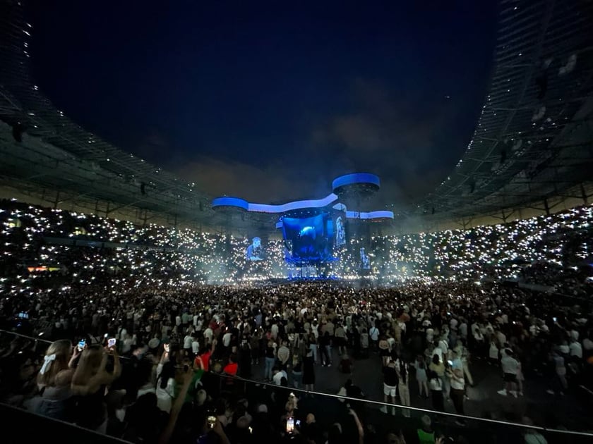 Dawid Podsiadło, koncert na Tarczyński Arenie Wrocław w 2024 r.