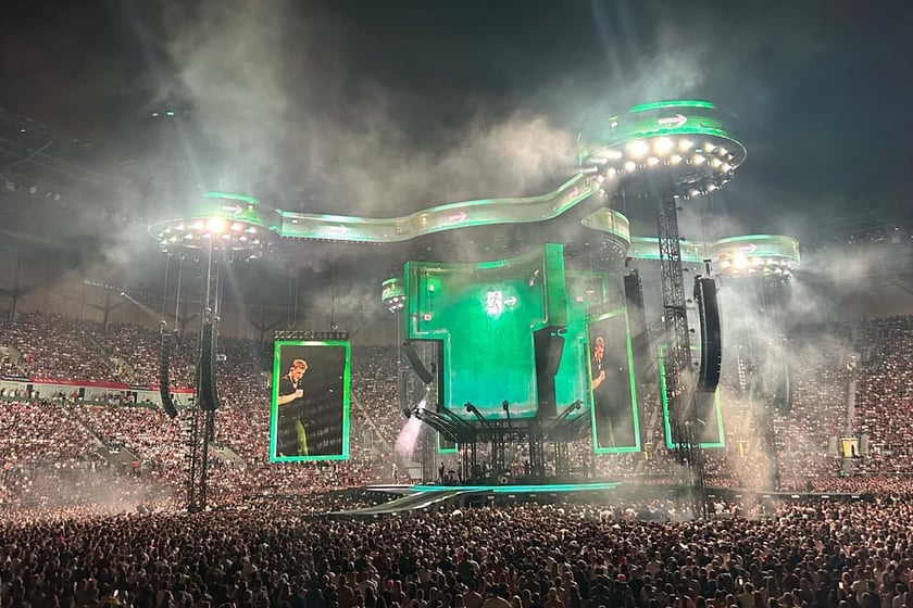 Dawid Podsiadło, koncert na Tarczyński Arenie Wrocław w 2024 r.