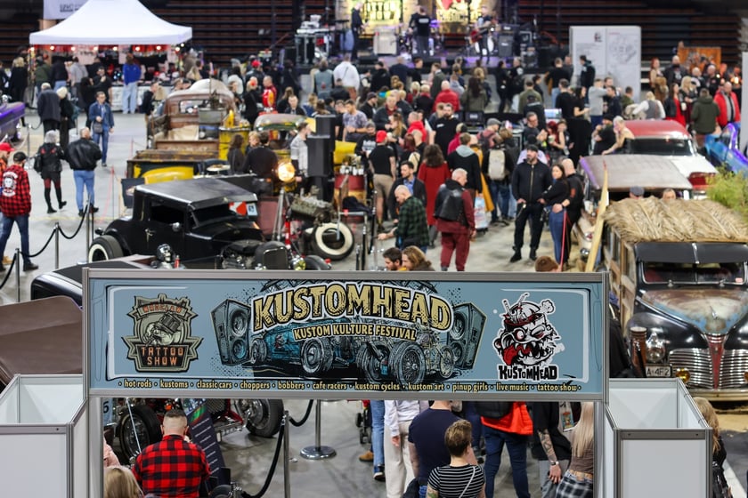 Zabytkowe samochody, motocykle i rowery custom obejrzymy na imprezie Kustomhead w Hali Stulecia