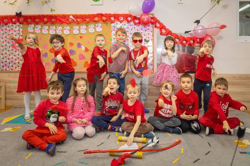 Walentynki w Przedszkolu nr 149 „Tęczowa Polanka” we Wrocławiu - 14.02.2025 r.