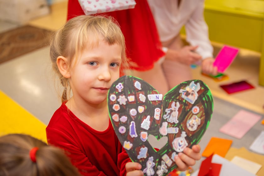 Walentynki w Przedszkolu nr 149 „Tęczowa Polanka” we Wrocławiu - 14.02.2025 r.