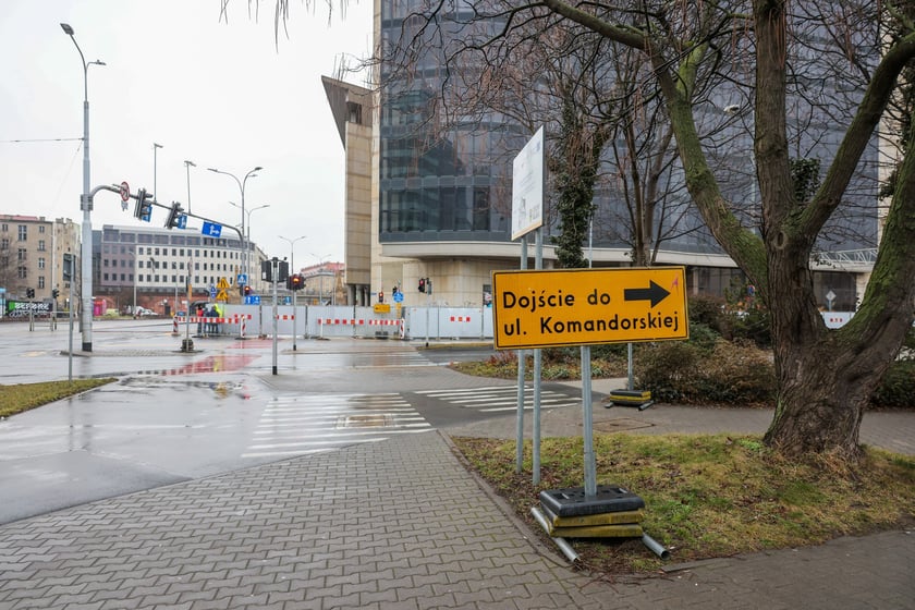 1 marca - zmiana organizacji ruchu pod Arkadami Wrocławskimi