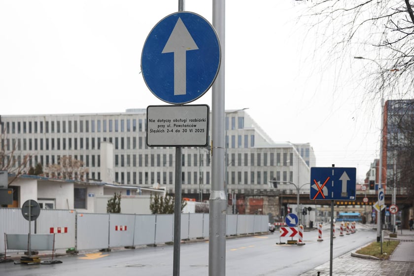 1 marca - zmiana organizacji ruchu pod Arkadami Wrocławskimi