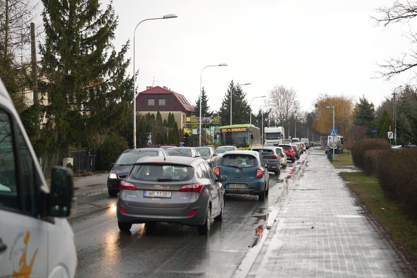 Awaria wodociągowa na Strachocińskiej, 28.02.2025