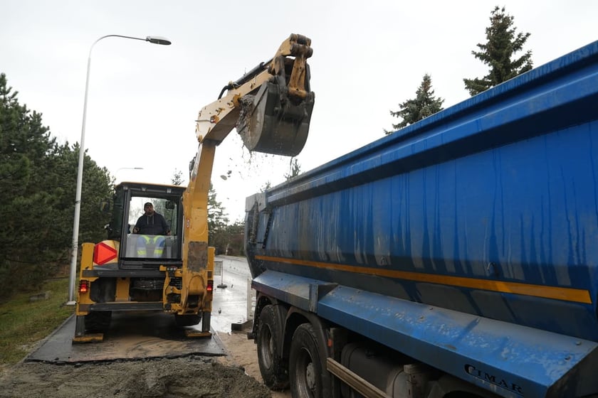Awaria wodociągowa na Strachocińskiej, 28.02.2025