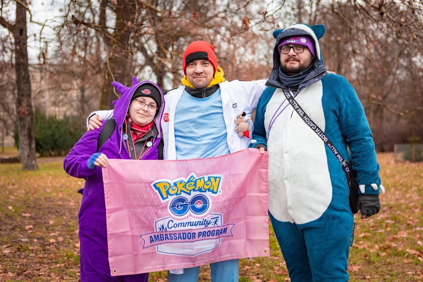 Gra Pokemon Go Tour Park w parku Słowackiego we Wrocławiu (1 marca 2025)