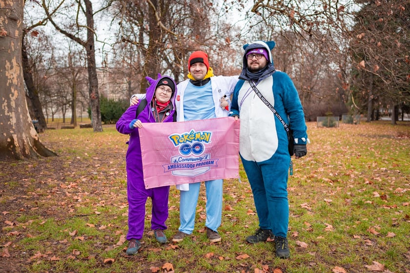 Gra Pokemon Go Tour Park w parku Słowackiego we Wrocławiu (1 marca 2025)
