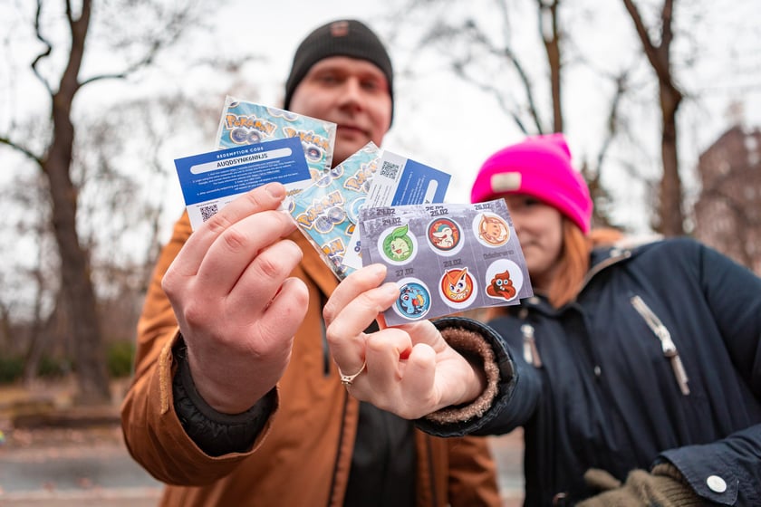 Gra Pokemon Go Tour Park w parku Słowackiego we Wrocławiu (1 marca 2025)