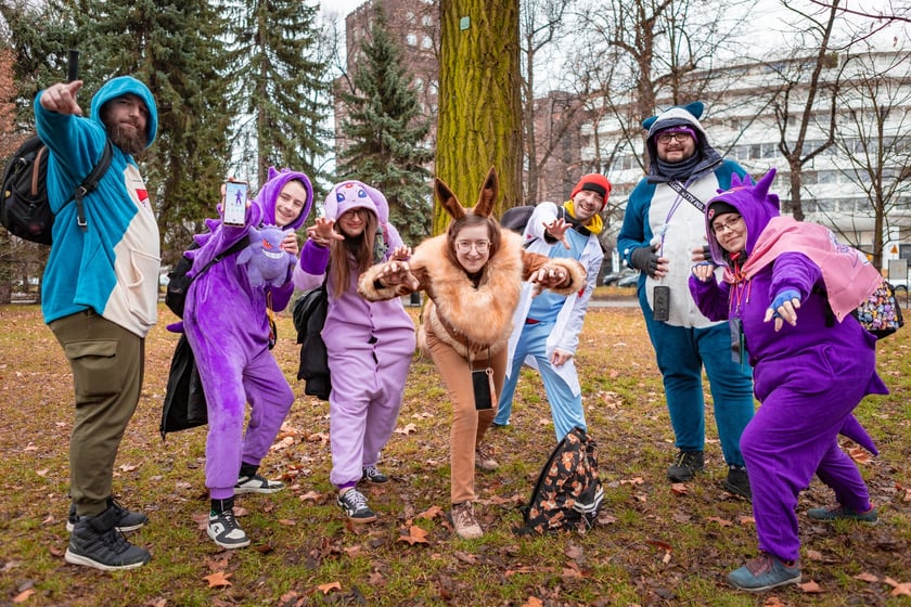 Gra Pokemon Go Tour Park w parku Słowackiego we Wrocławiu (1 marca 2025)