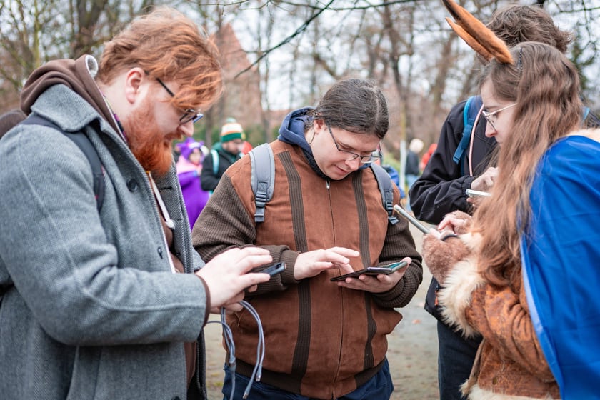 Gra Pokemon Go Tour Park w parku Słowackiego we Wrocławiu (1 marca 2025)