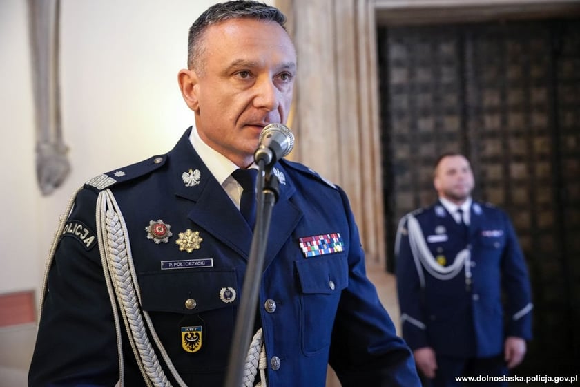 Ślubowanie policjantów w Ratuszu we Wrocławiu