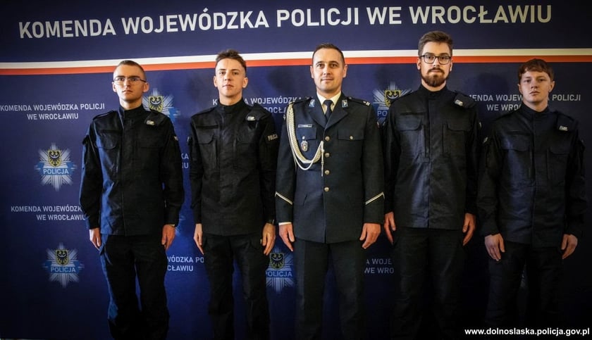 Ślubowanie policjantów w Ratuszu we Wrocławiu