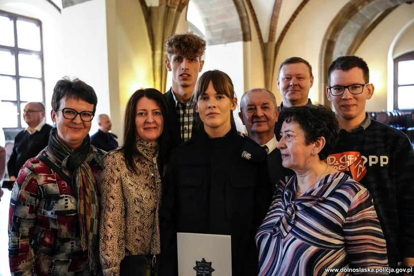 Ślubowanie policjantów w Ratuszu we Wrocławiu