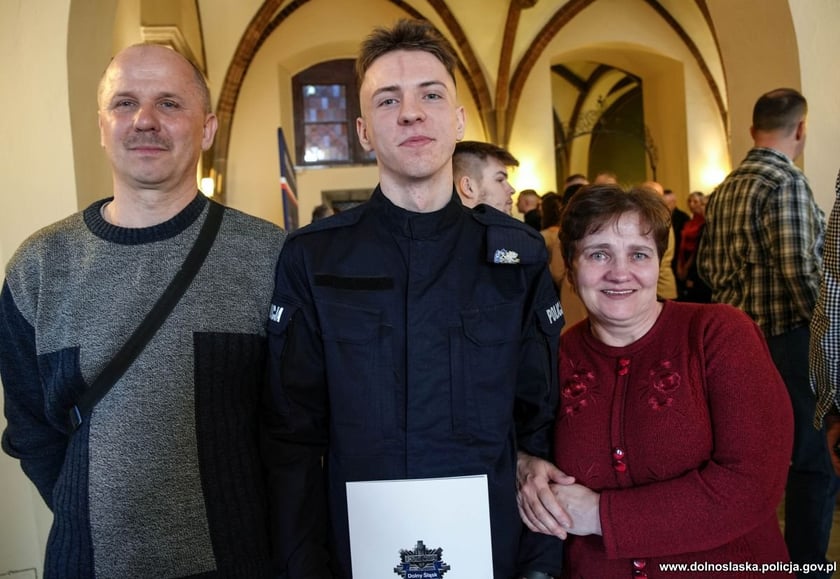 Ślubowanie policjantów w Ratuszu we Wrocławiu