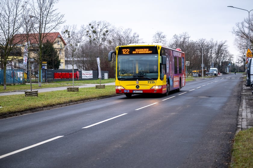 Ulica Balonowa po remoncie (grudzień 2024)