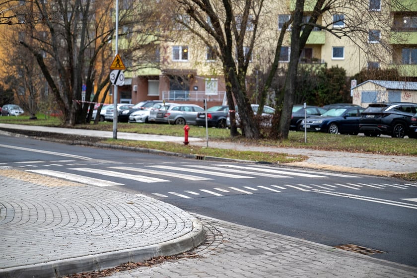 Ulica Balonowa po remoncie (grudzień 2024)