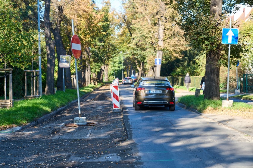 Ulica Ołtaszyńska w remoncie (październik 2024)