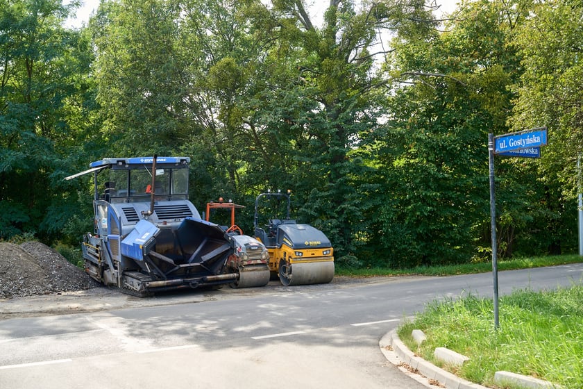Ulica Gostyńska w remoncie (2024)