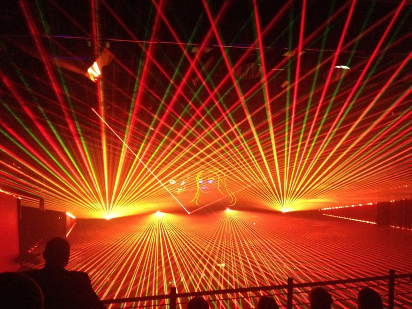 Widowisko laserowe