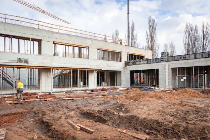 Szkoła na Zwycięskiej w budowie, 2025