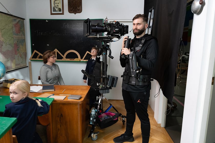 Zdjęcia z planu spotu reklamowego CH Zajezdnia &bdquo;Musisz to zobaczyć&rdquo;