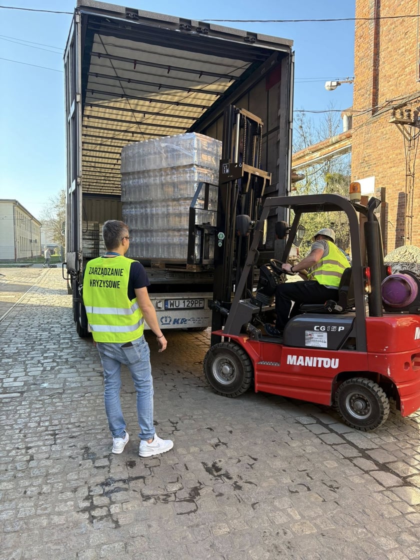 Transport wody butelkowanej do Otwocka