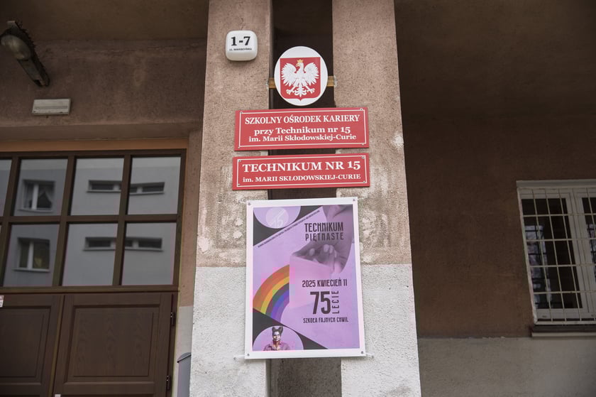 Technikum 15 obchodzi 75-lecie. Tak wygląda szkoła