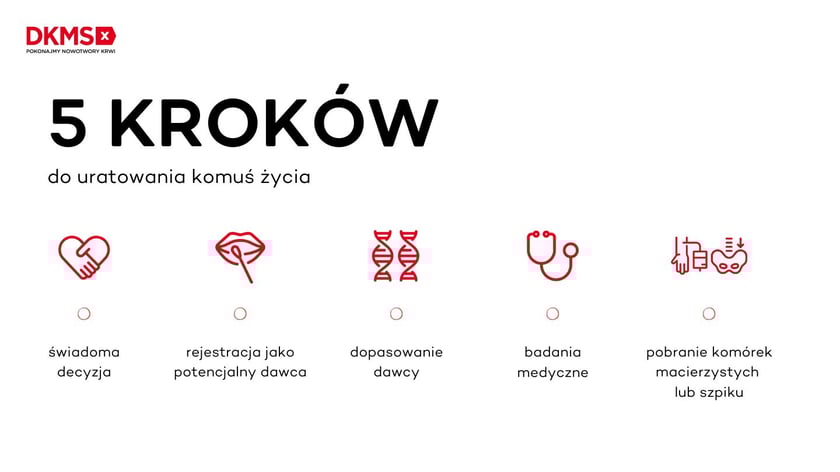 Infografika Fundacji DKMS